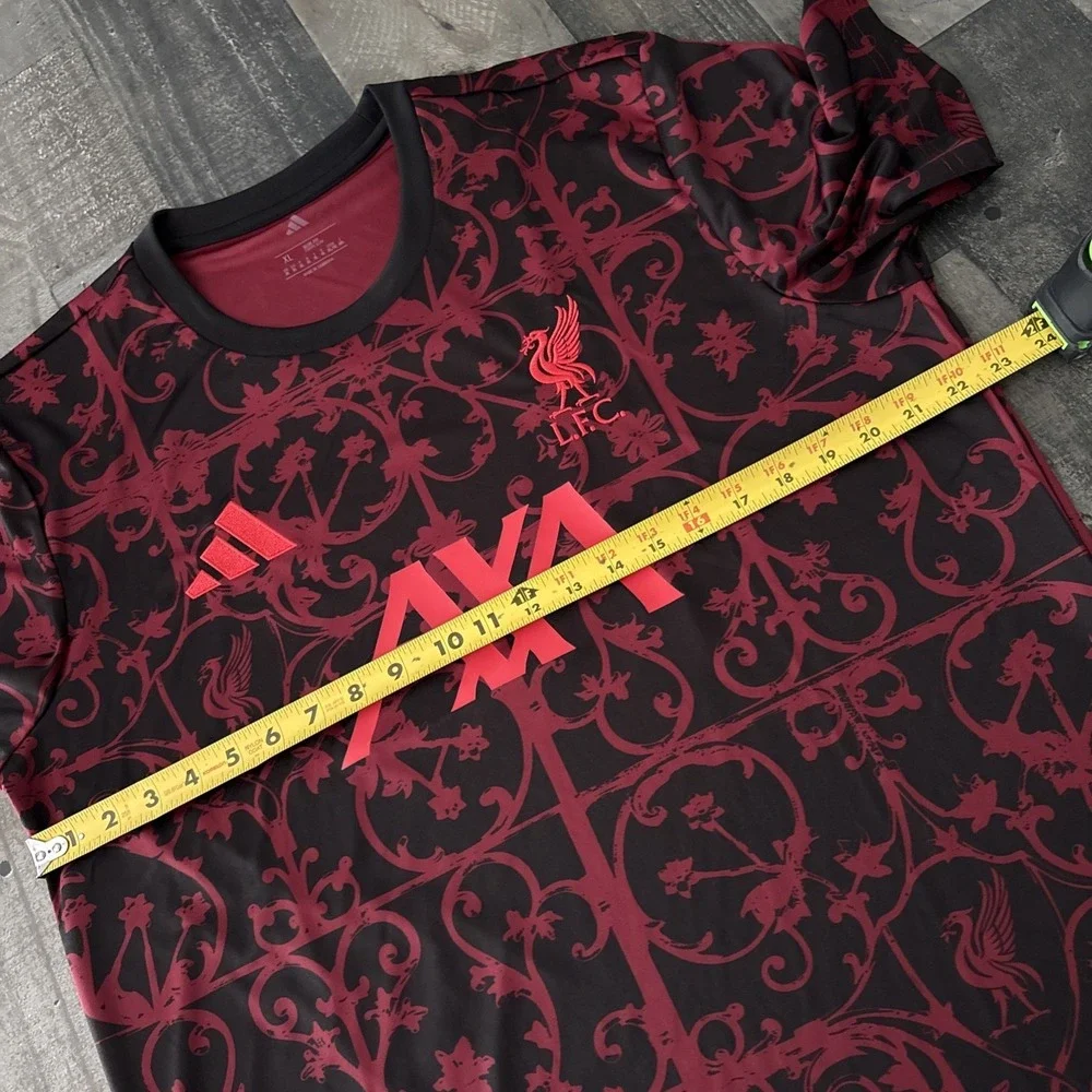 adidas 2025-26 Liverpool Men's Pre-Match Soccer Jersey XL - Picture 5 of 9